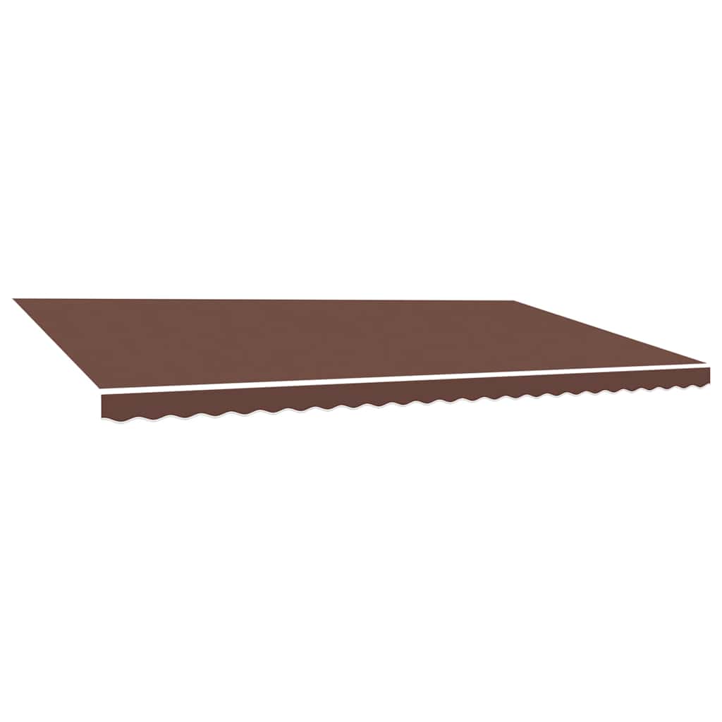 Tessuto di Ricambio per Tenda da Sole Marrone 600x300 cm Poliestere