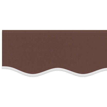 Tessuto di Ricambio per Tenda da Sole Marrone 600x300 cm Poliestere