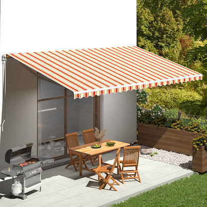 Tessuto di Ricambio per Tenda da Sole Giallo e Arancio 6x3 m - homemem39