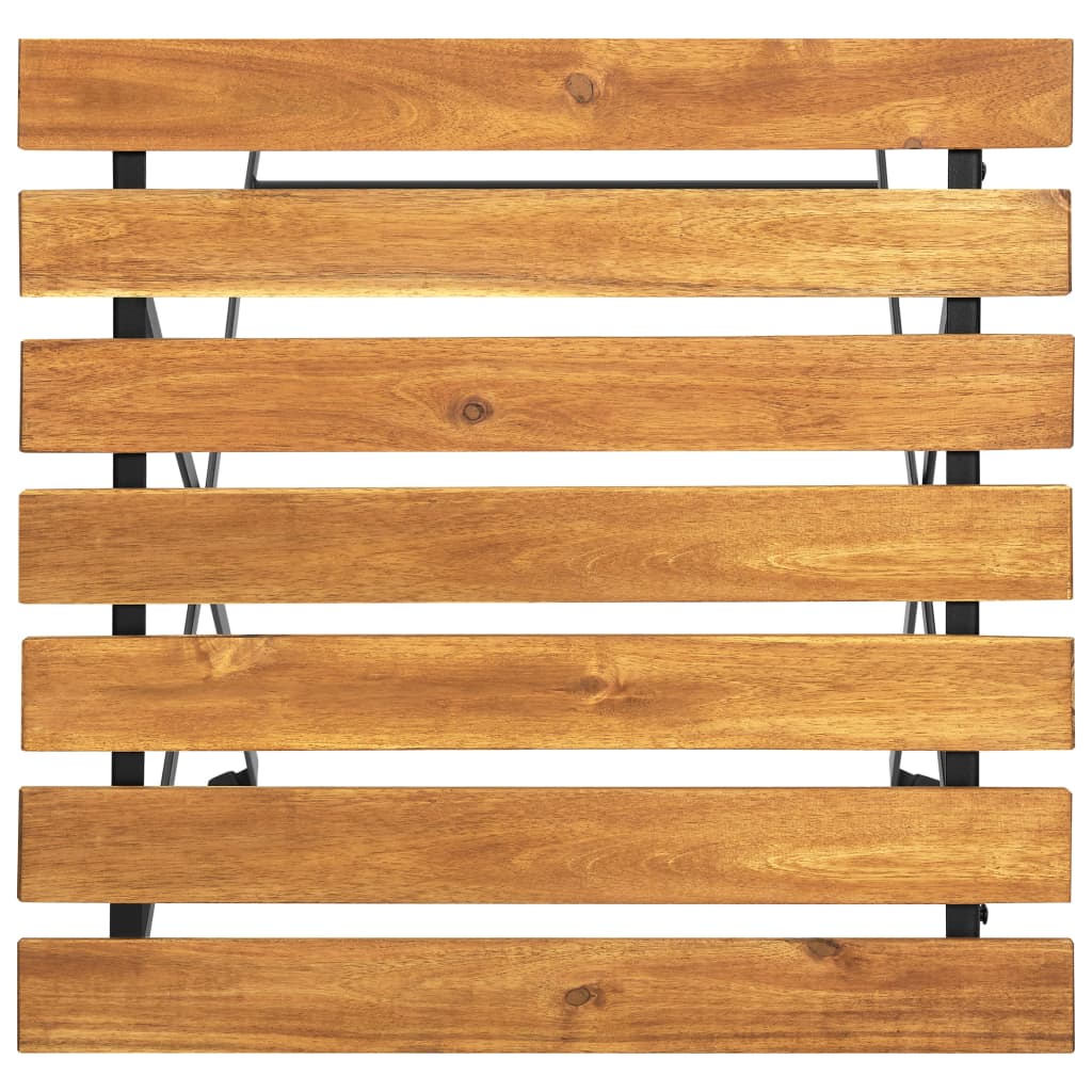 Tavolo da Bistrot 55x54x71 cm in Legno Massello di Acacia