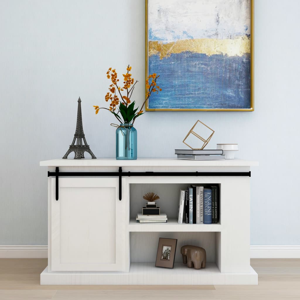 Kit Mini Anta Scorrevole Armadio in Acciaio al Carbonio 152 cm - homemem39