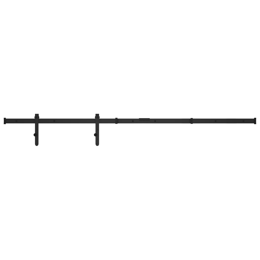 Kit Mini Anta Scorrevole Armadio in Acciaio al Carbonio 122 cm | homemem39