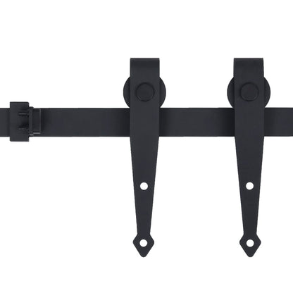 Kit Mini Anta Scorrevole Armadio in Acciaio al Carbonio 200 cm | homemem39