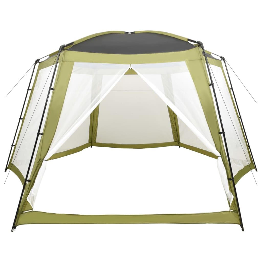 Tenda per Piscina in Tessuto 590x520x250 cm Verde | homemem39