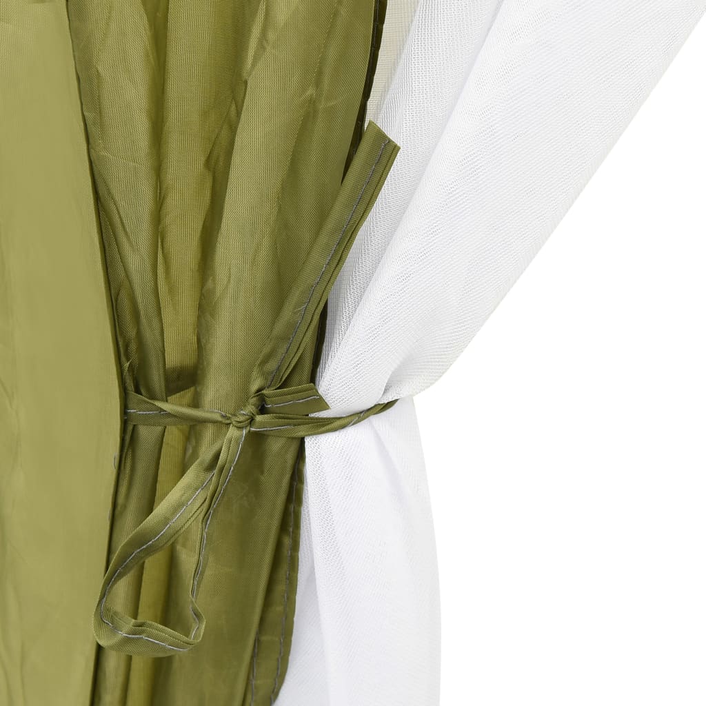 Tenda per Piscina in Tessuto 590x520x250 cm Verde | homemem39