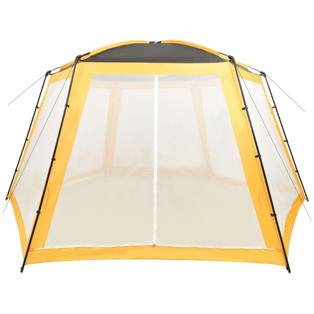 Tenda per Piscina in Tessuto 590x520x250 cm Gialla | homemem39
