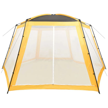 Tenda per Piscina in Tessuto 590x520x250 cm Gialla | homemem39