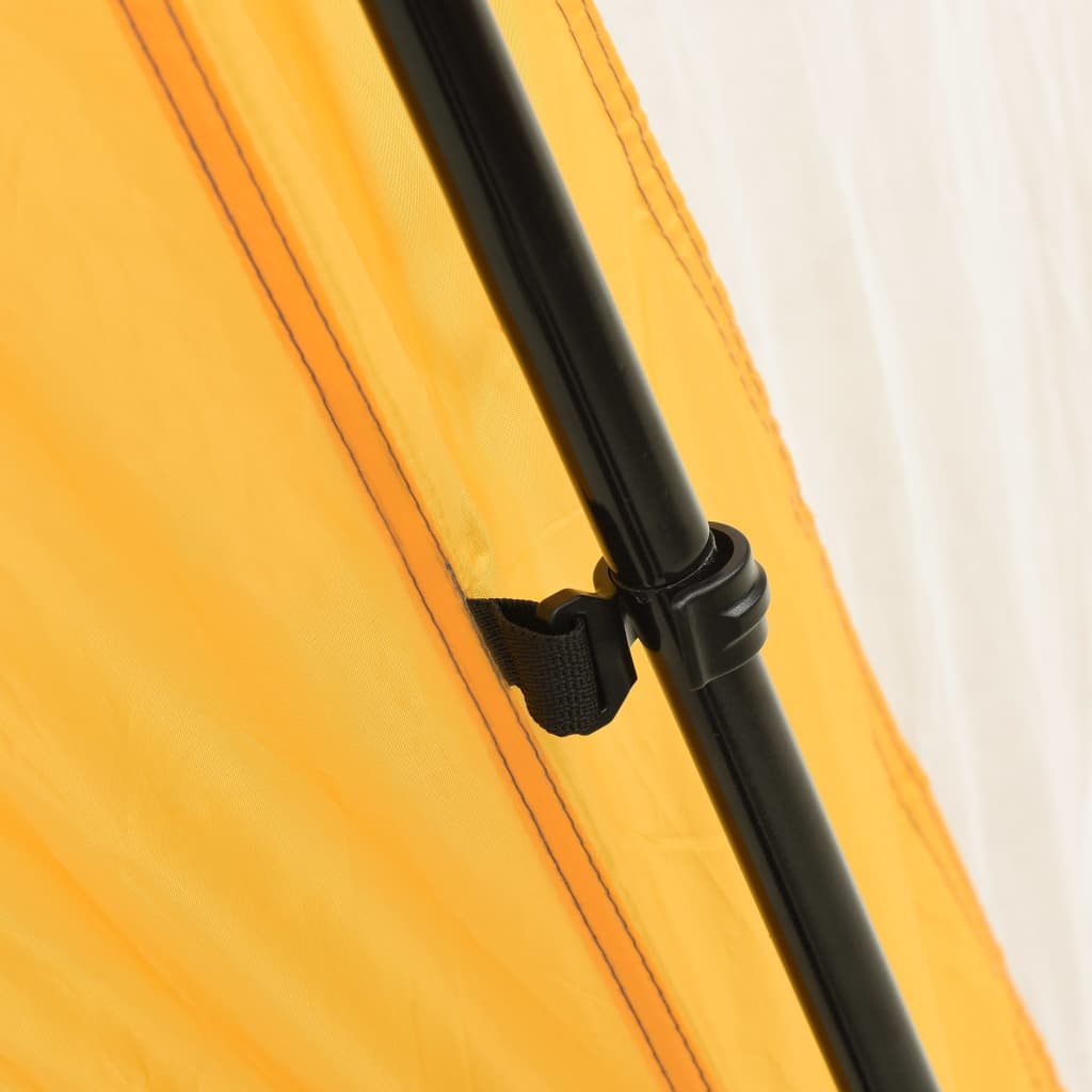 Tenda per Piscina in Tessuto 590x520x250 cm Gialla | homemem39