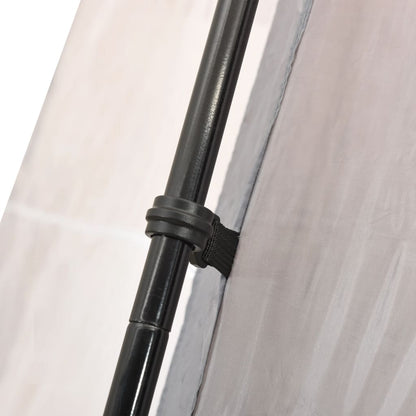 Tenda per Piscina in Tessuto 500x433x250 cm Grigia | homemem39