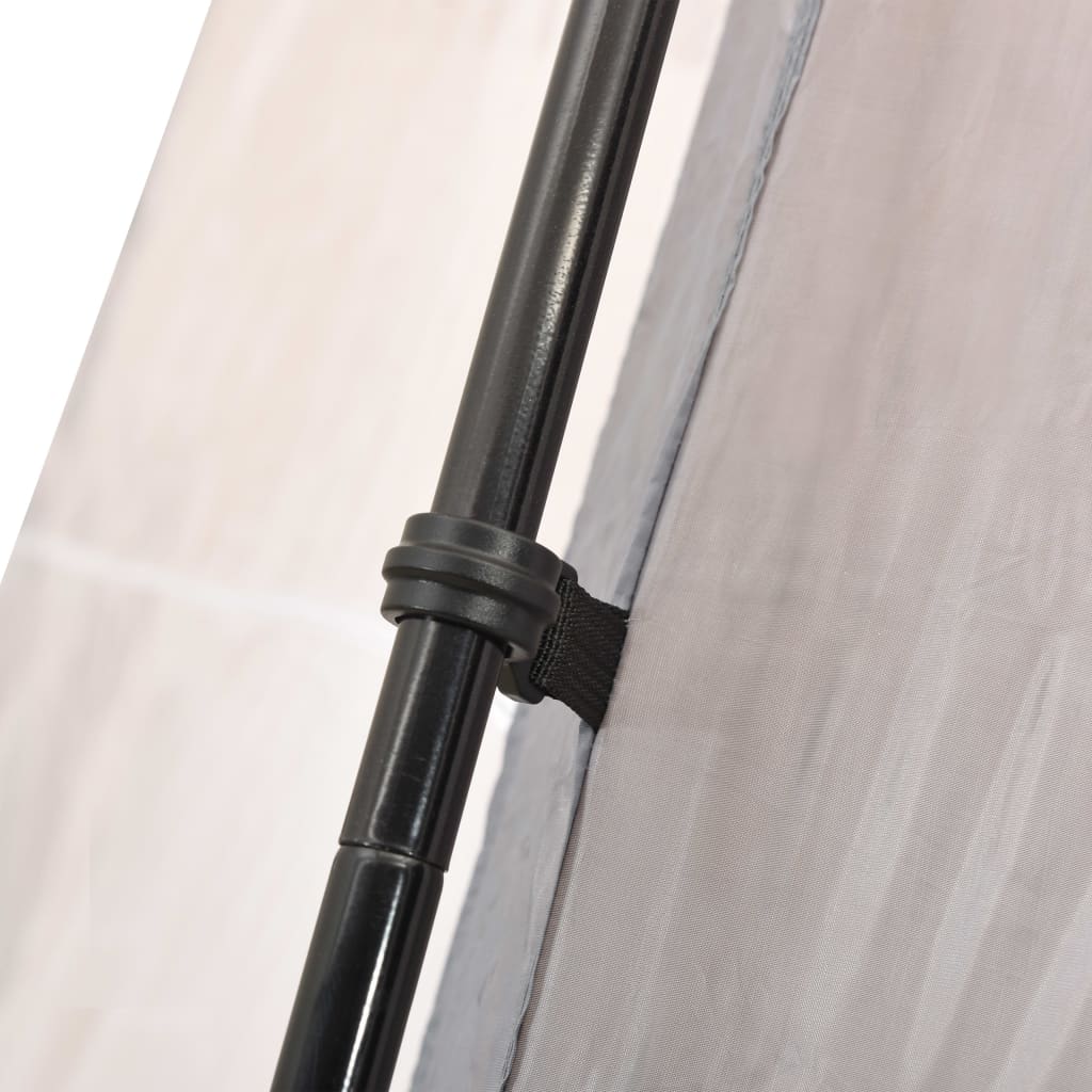 Tenda per Piscina in Tessuto 590x520x250 cm Grigia | homemem39