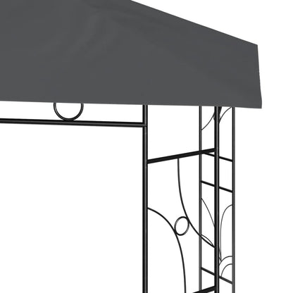 Gazebo 3x3x2,7 m Antracite 160 g/m² | homemem39