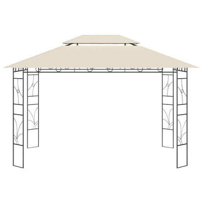 Gazebo 4x3x2,7 m Crema 160 g/m²