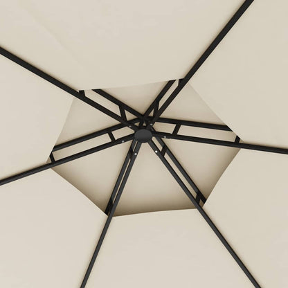 Gazebo con Pareti Laterali 3,1x2,7 m Crema | homemem39