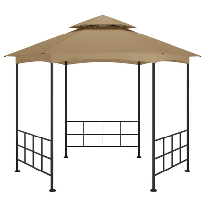 Gazebo con Pareti Laterali 3,1x2,7 m Tortora | homemem39