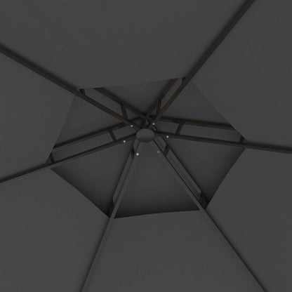 Gazebo con Pareti Laterali 3,1x2,7 m Antracite