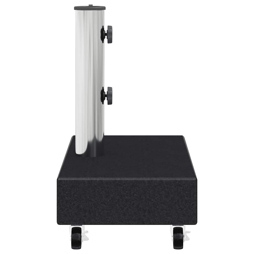 Base per Ombrellone Nera 45x25x8,3 cm in Granito