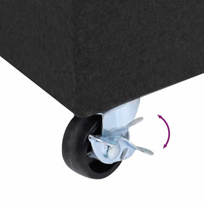 Base per Ombrellone Nera 45x25x8,3 cm in Granito