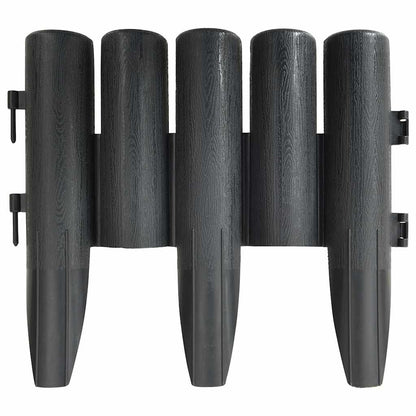 Bordature per Prato 36 pz Antracite 10 m in PP | homemem39