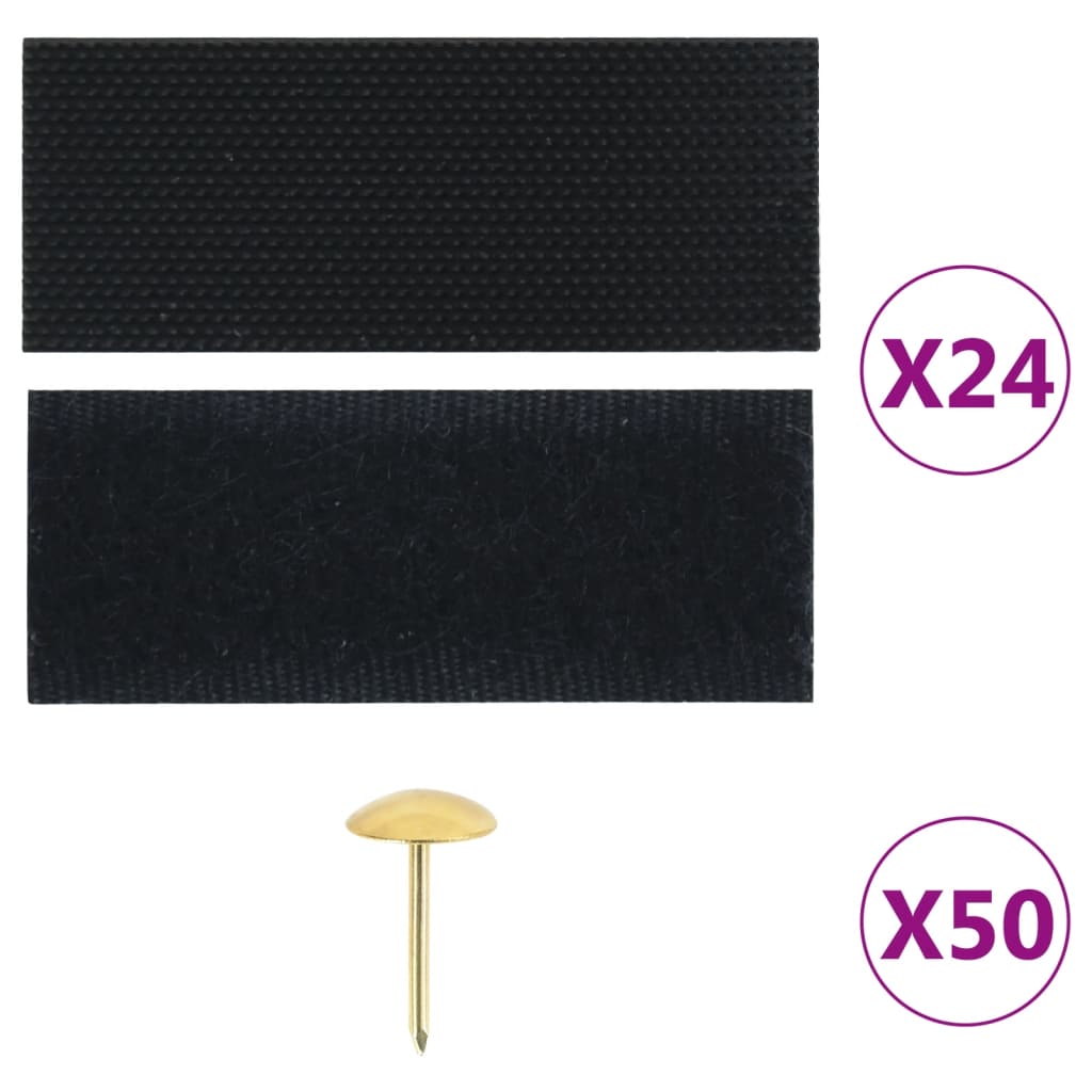 Tende Antimosche 2 pz per Porte con Magneti Nere 220x130 cm - homemem39