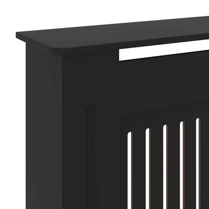 Copertura per Radiatore Nera in MDF 205 cm - homemem39