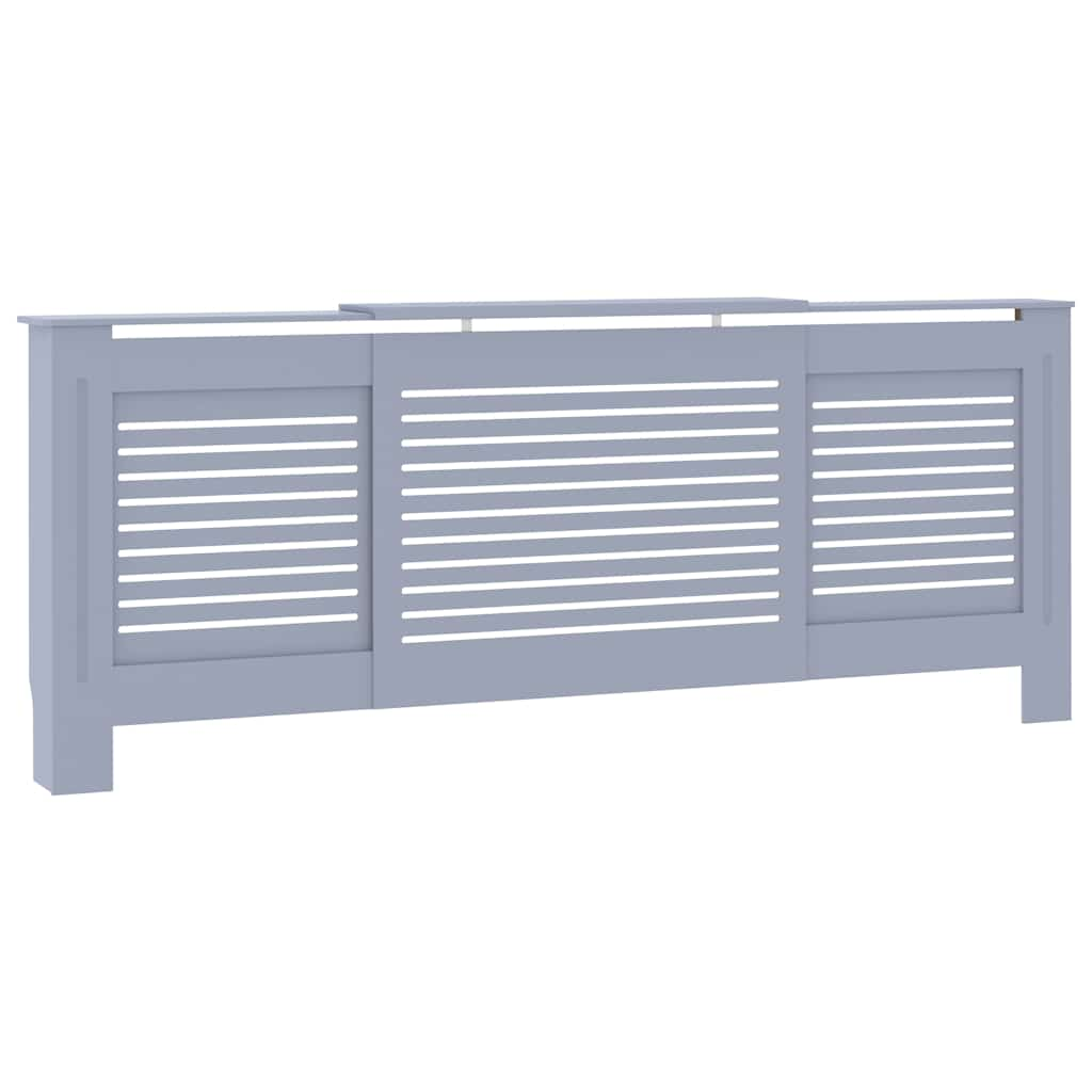 Gray Radiator Cover in MDF 205 cm