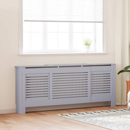 Gray Radiator Cover in MDF 205 cm