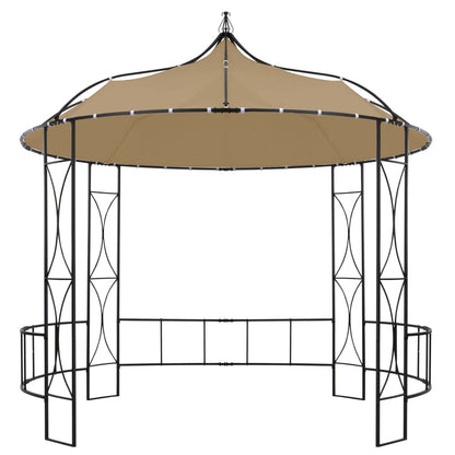Gazebo 300x290 cm Grigio Talpa Rotondo | homemem39