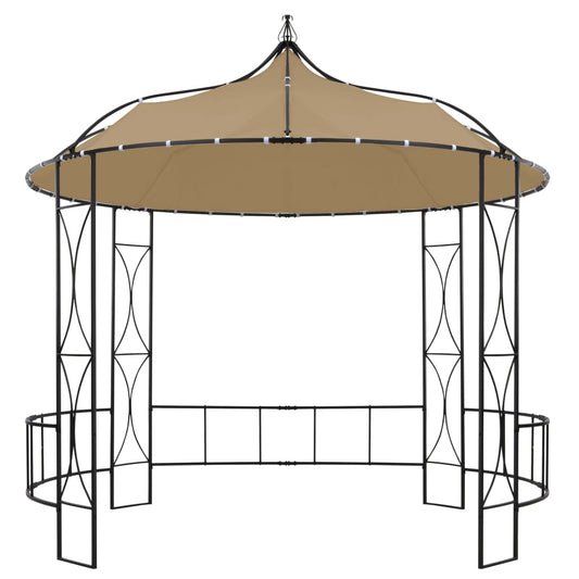 Gazebo 300x290 cm Grigio Talpa Rotondo | homemem39