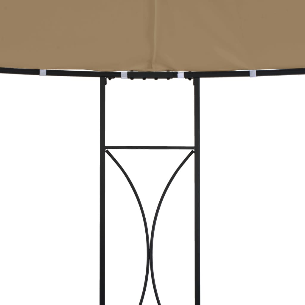Gazebo 300x290 cm Grigio Talpa Rotondo | homemem39