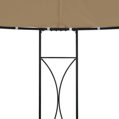 Gazebo 300x290 cm Grigio Talpa Rotondo | homemem39