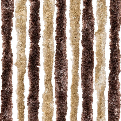 Zanzariera Beige e Marrone Chiaro 56x200cm Ciniglia - homemem39