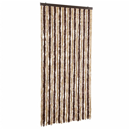Zanzariera Beige e Marrone Chiaro 90x200cm Ciniglia - homemem39