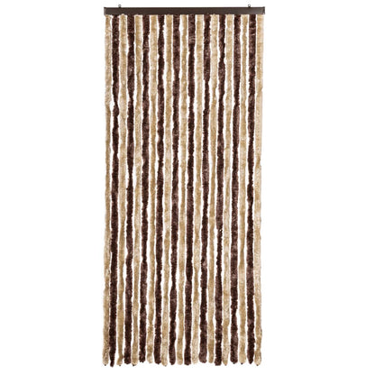 Zanzariera Beige e Marrone Chiaro 90x200cm Ciniglia - homemem39
