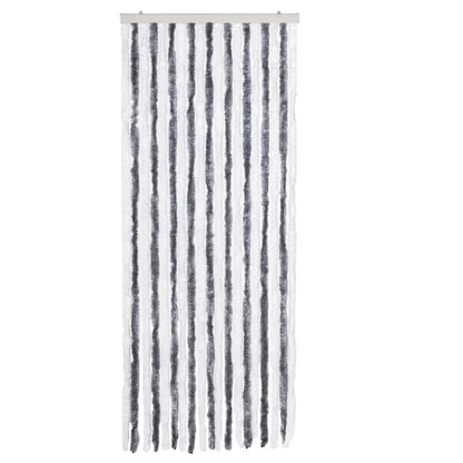 Zanzariera Grigio e Bianco 56x200 cm Ciniglia - homemem39