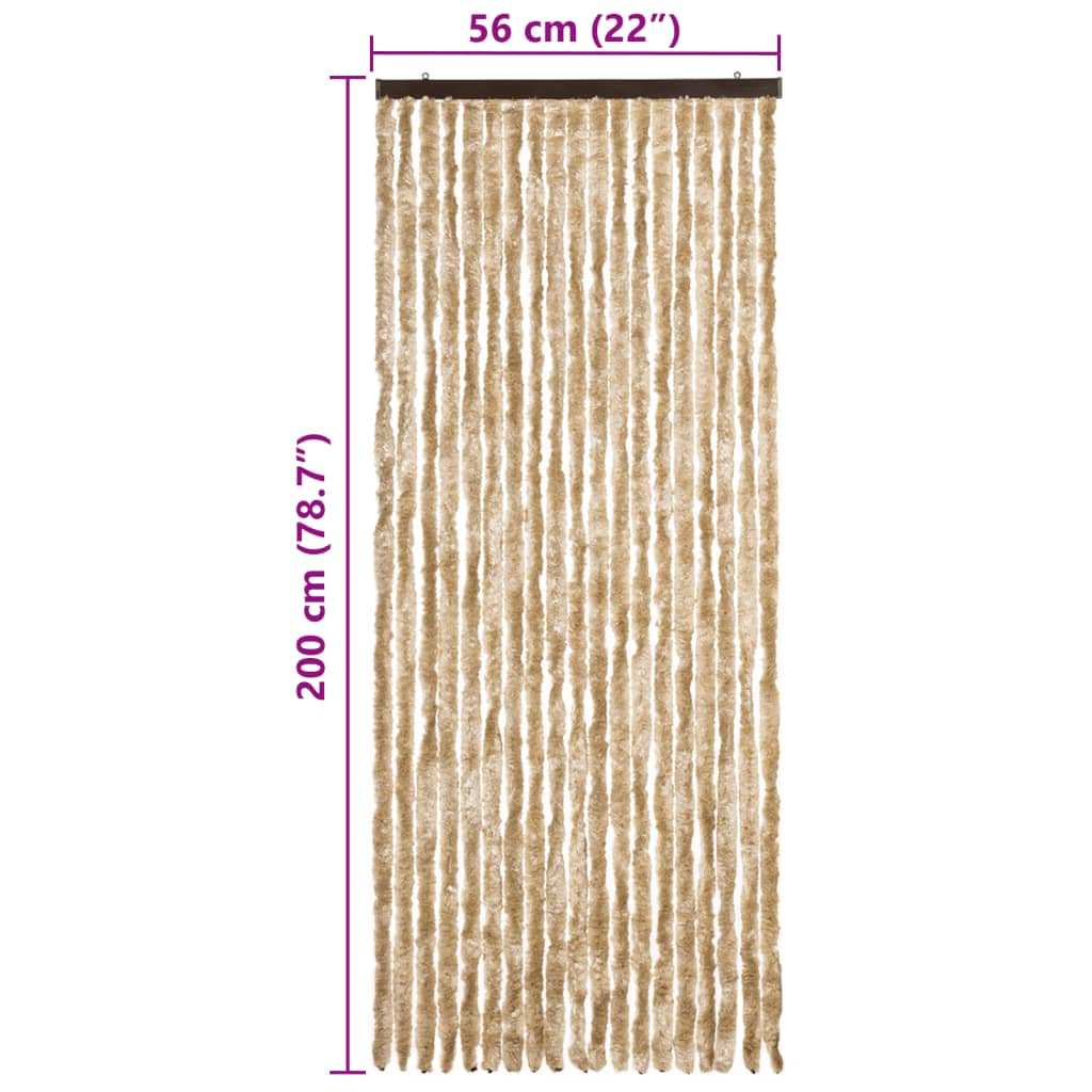 Zanzariera Beige 56x200 cm Ciniglia - homemem39