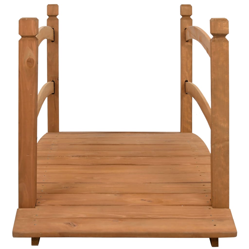 Ponte da Giardino 140x60x60 cm in Legno Massello di Abete | homemem39