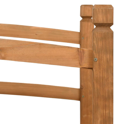 Ponte da Giardino 140x60x60 cm in Legno Massello di Abete | homemem39