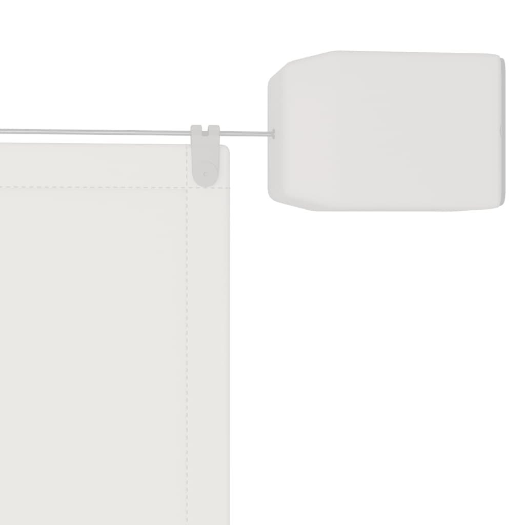 Paravento Verticale Bianco 60x1200 cm Tessuto Oxford - homemem39