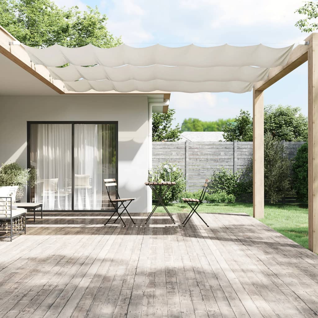 Paravento Verticale Bianco 100x360 cm Tessuto Oxford - homemem39