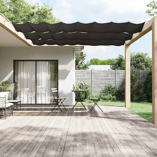 Paravento Verticale Antracite 60x600 cm in Tessuto Oxford