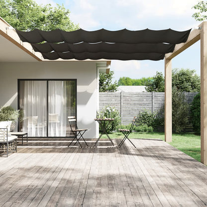Paravento Verticale Antracite 60x600 cm in Tessuto Oxford - homemem39