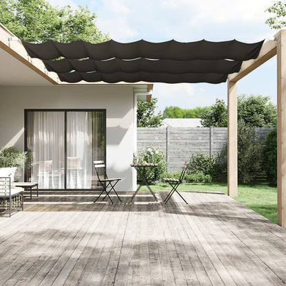 Paravento Verticale Antracite 60x800 cm in Tessuto Oxford - homemem39