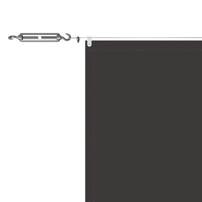 Paravento Verticale Antracite 100x1000 cm in Tessuto Oxford | homemem39