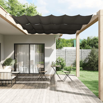 Paravento Verticale Antracite 140x270 cm in Tessuto Oxford - homemem39
