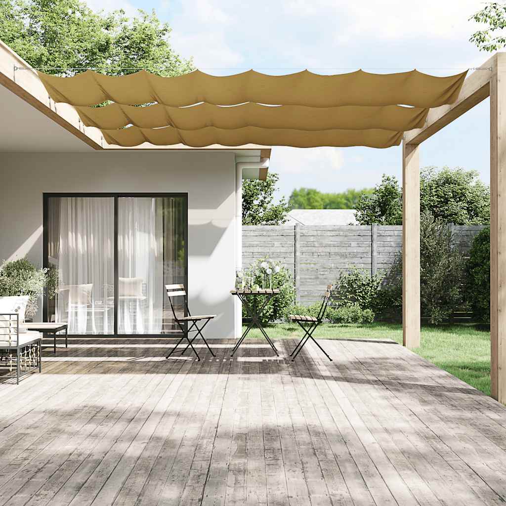 Paravento Verticale Beige 60x600 cm in Tessuto Oxford | homemem39