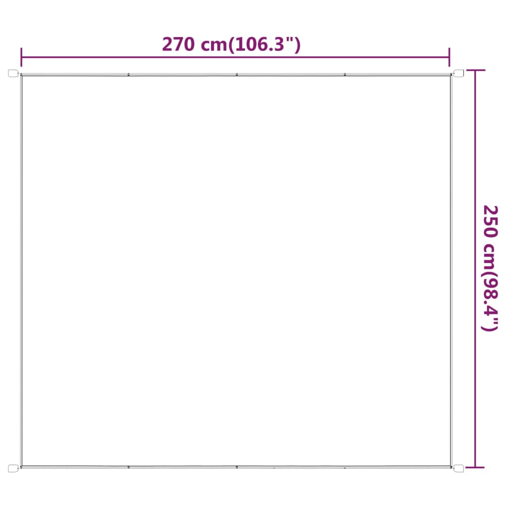 Paravento Verticale Verde Chiaro 250x270 cm in Tessuto Oxford - homemem39