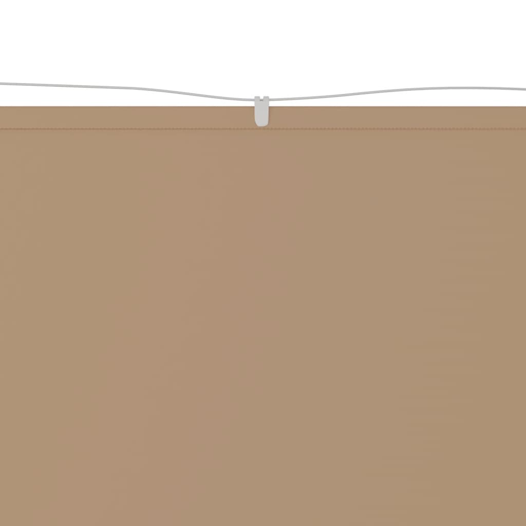 Paravento Verticale Tortora 60x1000 cm in Tessuto Oxford - homemem39