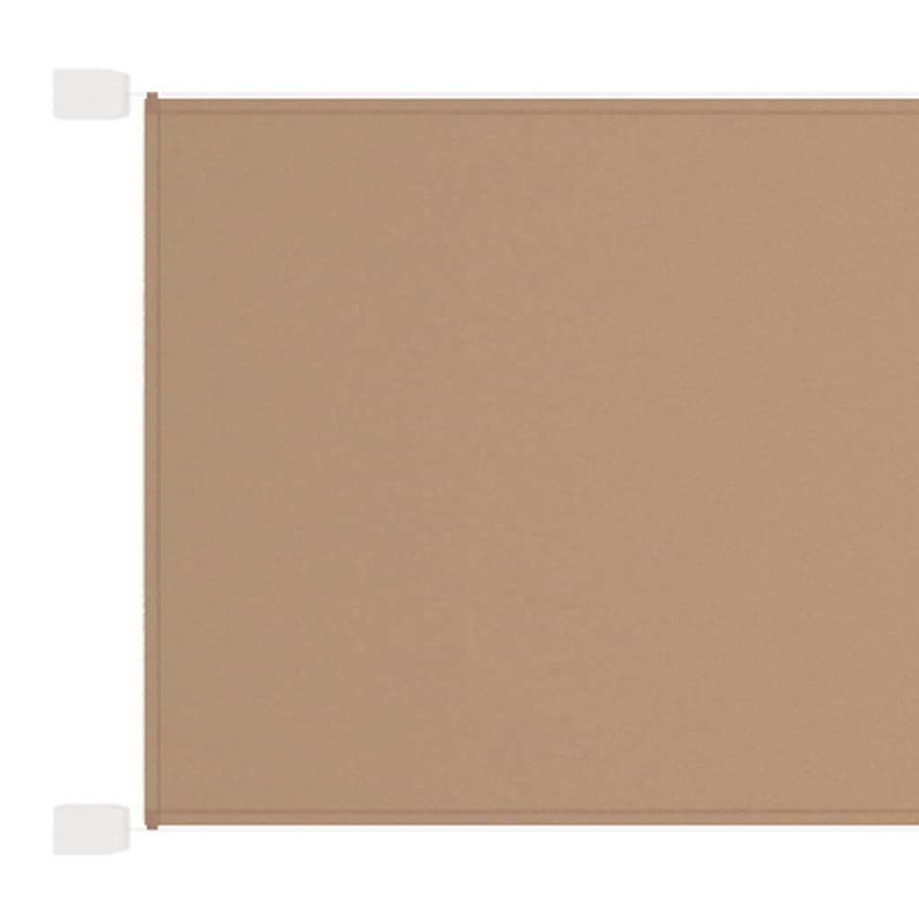 Paravento Verticale Tortora 60x1200 cm in Tessuto Oxford - homemem39