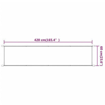 Paravento Verticale Blu 60x420 cm in Tessuto Oxford - homemem39