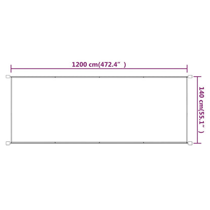 Paravento Verticale Blu 140x1200 cm in Tessuto Oxford - homemem39